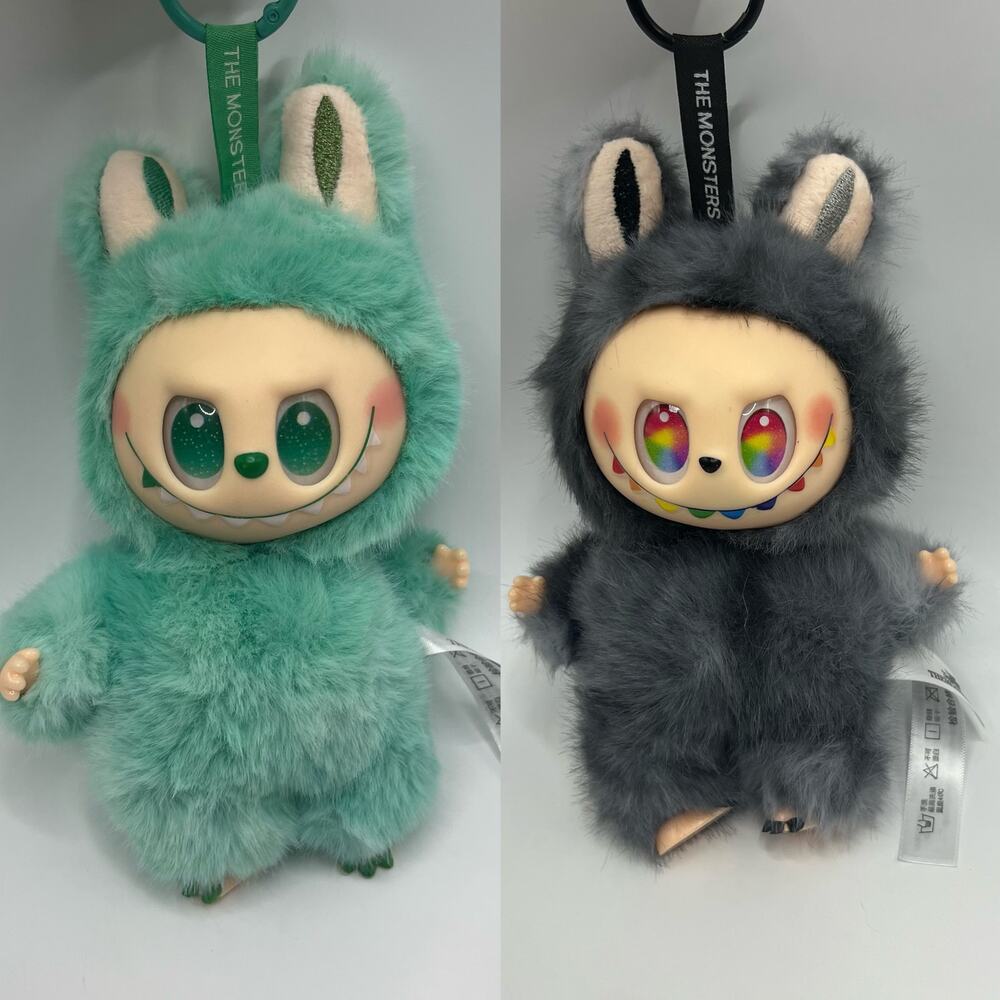 2Pcs Pop Mart Labubu The Monsters Big Into Energy Vinyl Plush